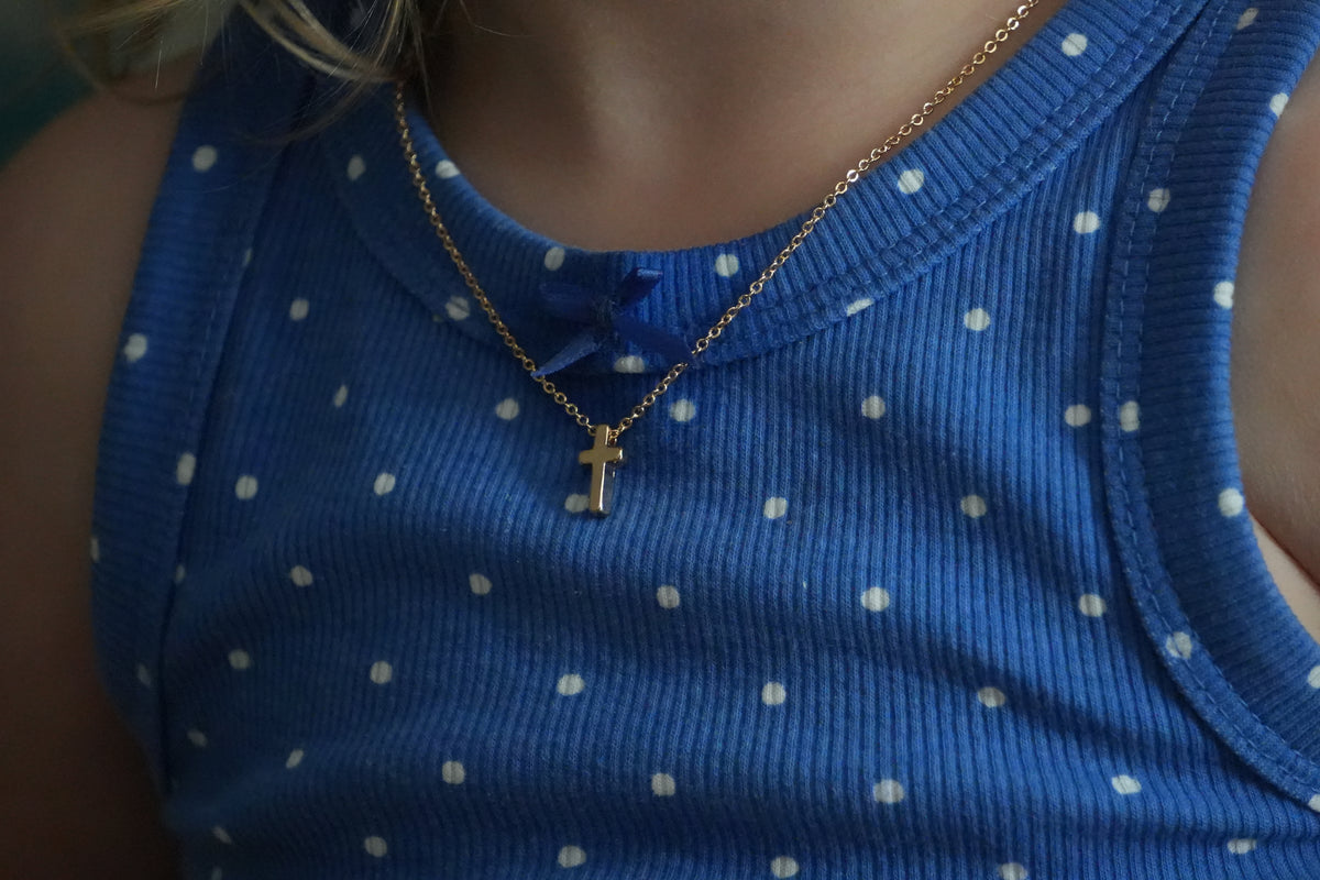 Classic Mini Cross Necklace