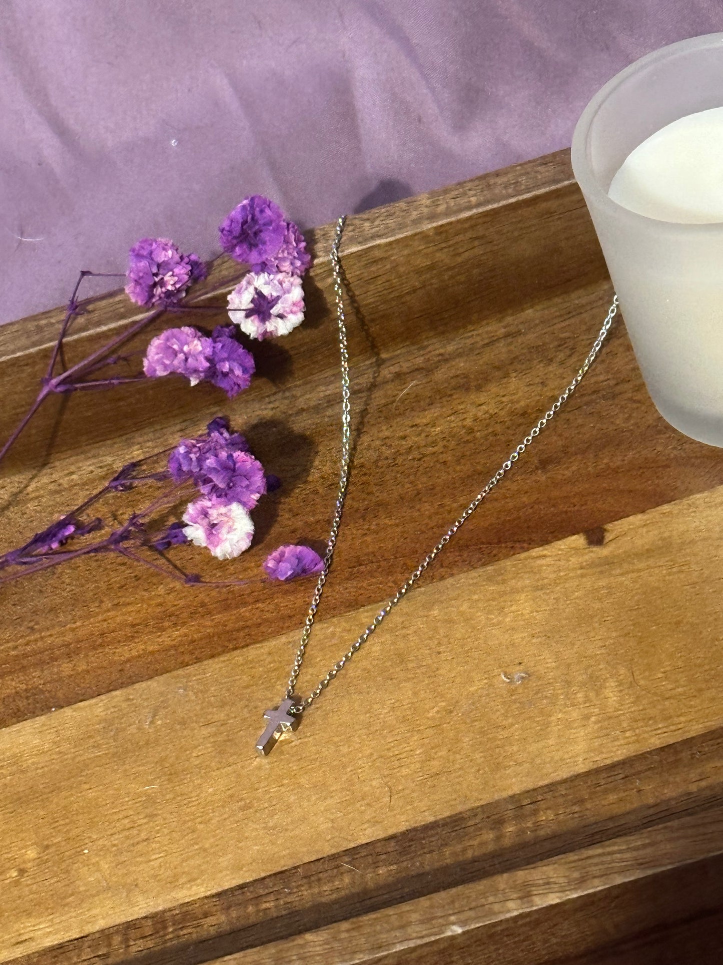 Classic Mini Cross Necklace