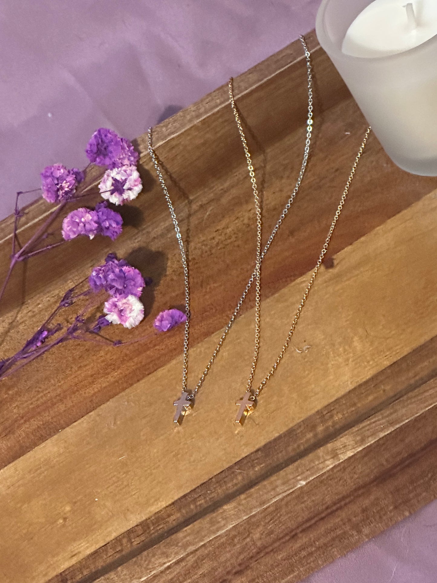 Classic Mini Cross Necklace