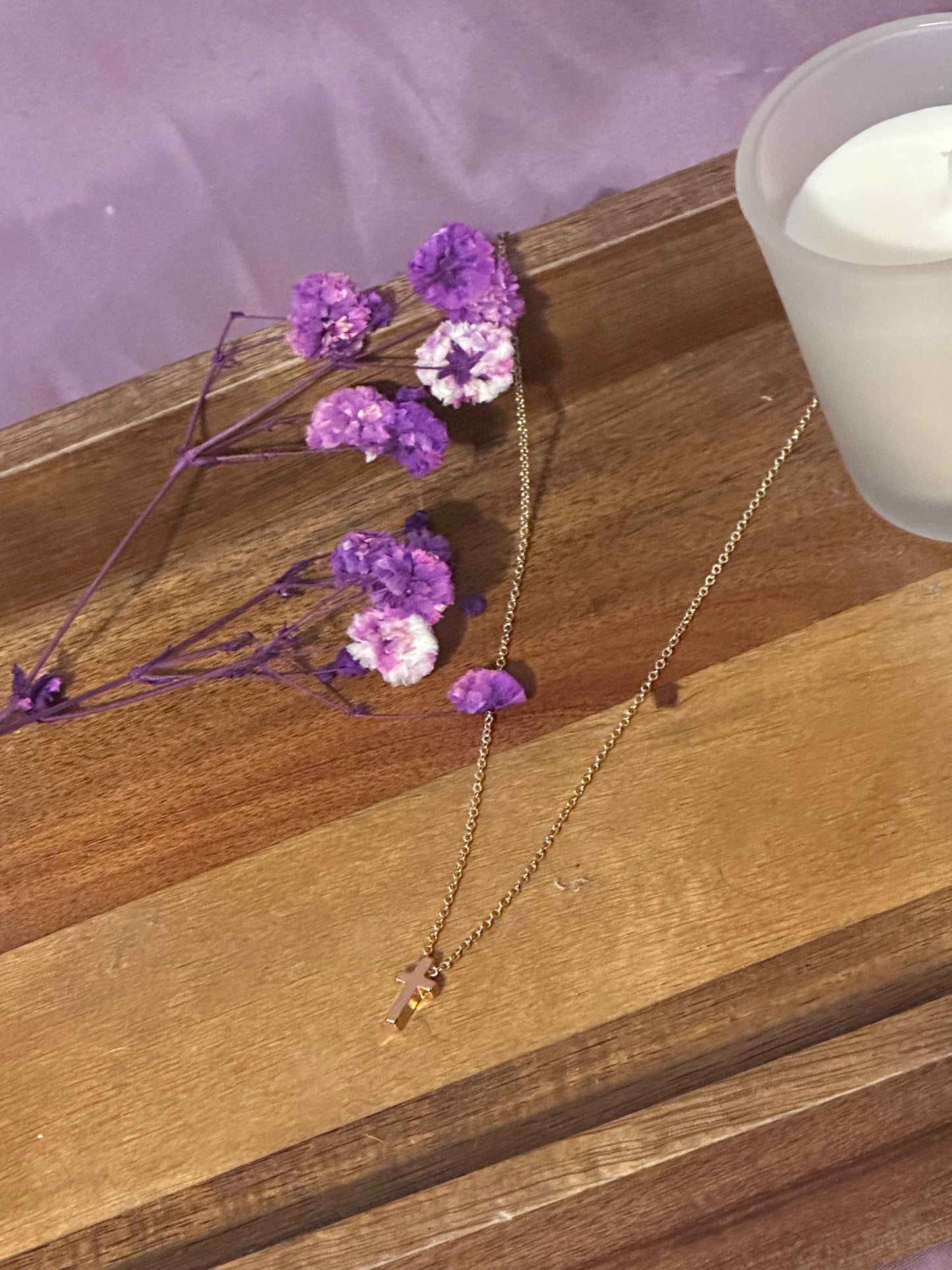 Classic Mini Cross Necklace